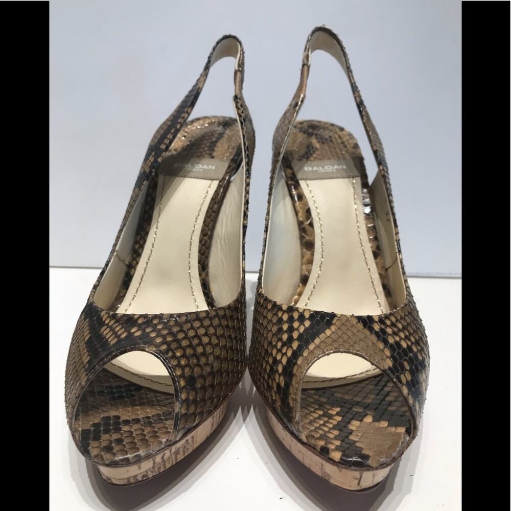 Baldan 🇮🇹 python HH sling back platform
